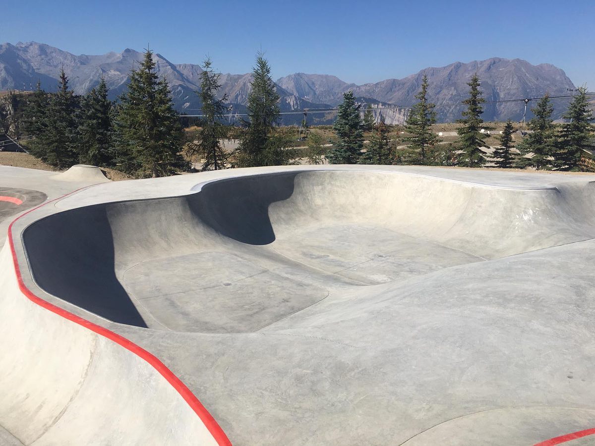 Alpe d'Huez skatepark